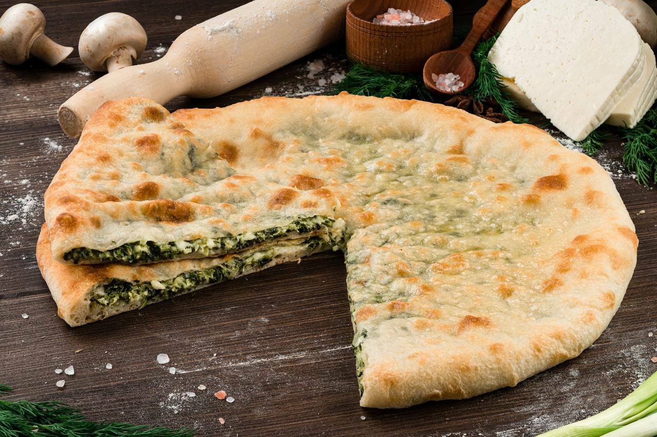 Пирог со шпинатом и сыром